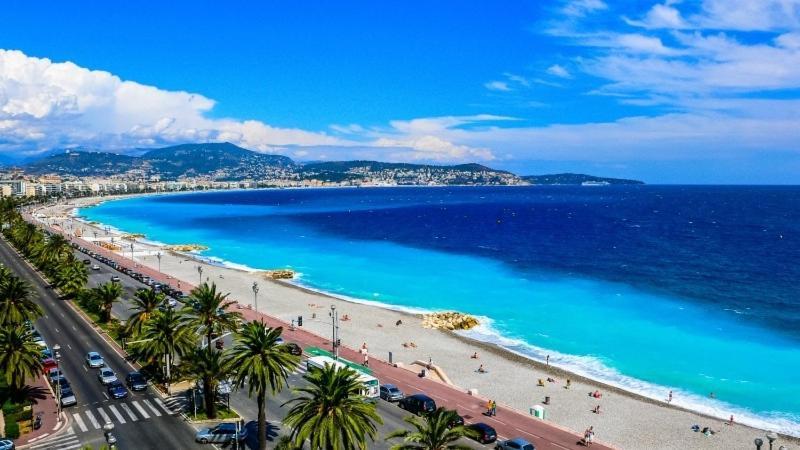 "Studio Ensoleille A Deux Pas Des Plages Avec Sa Grande Terrasse Privee !" Nice Exterior foto